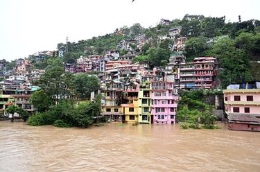 印度北部地區(qū)暴雨