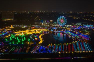 浙江寧波：避高溫,，夜游旺