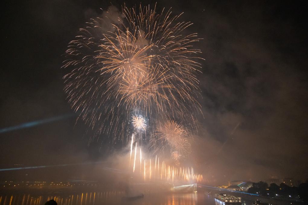 匈牙利：國慶日璀璨煙花秀