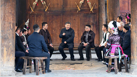 信團鼓樓話振興，習(xí)近平：祝你們的日子越過越紅火