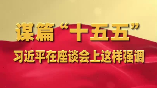 謀篇“十五五”,，習近平在座談會上這樣強調